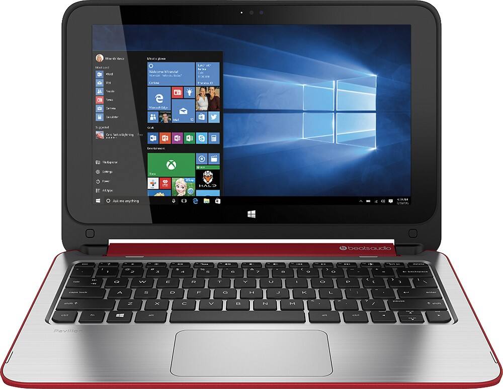 Best Buy HP Pavilion X360 2 in 1 11 6 Touch Screen Laptop Intel 
