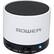 Front. Bower - Portable Bluetooth Speaker - White.