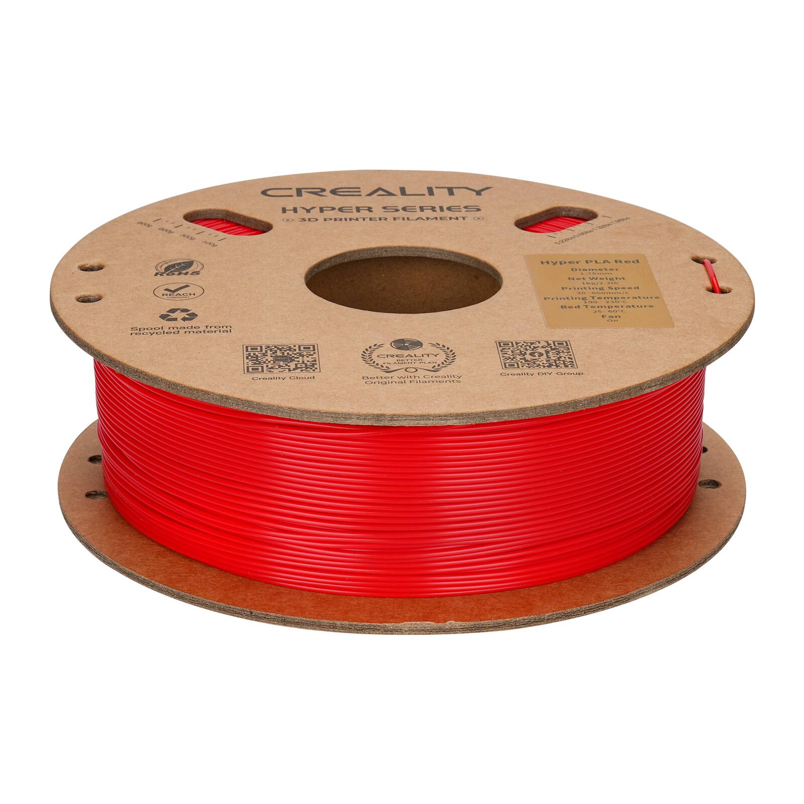 CREALITY HYPER SERIES ... POIPITED FILAMENT ... - a il -   M 1 | Hyper ...- Ror | HEOCI PLEEEN CCCdN ... ... Ceocoiite aicoal FIrerics Cioaiico ... sOIO