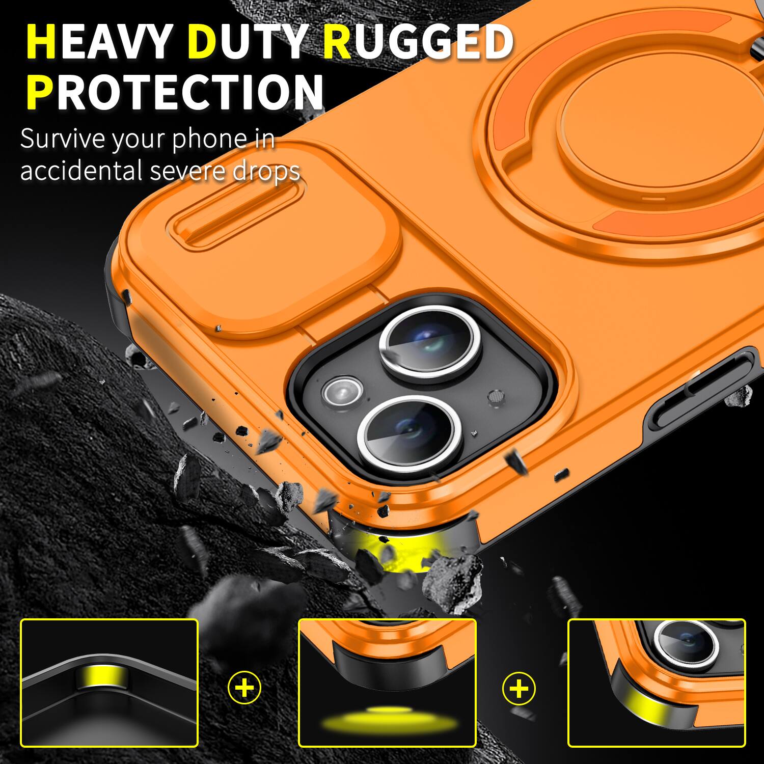 HEAVY DUTY RUGGED PROTECTION  
Survive your phone in accidental severe drops