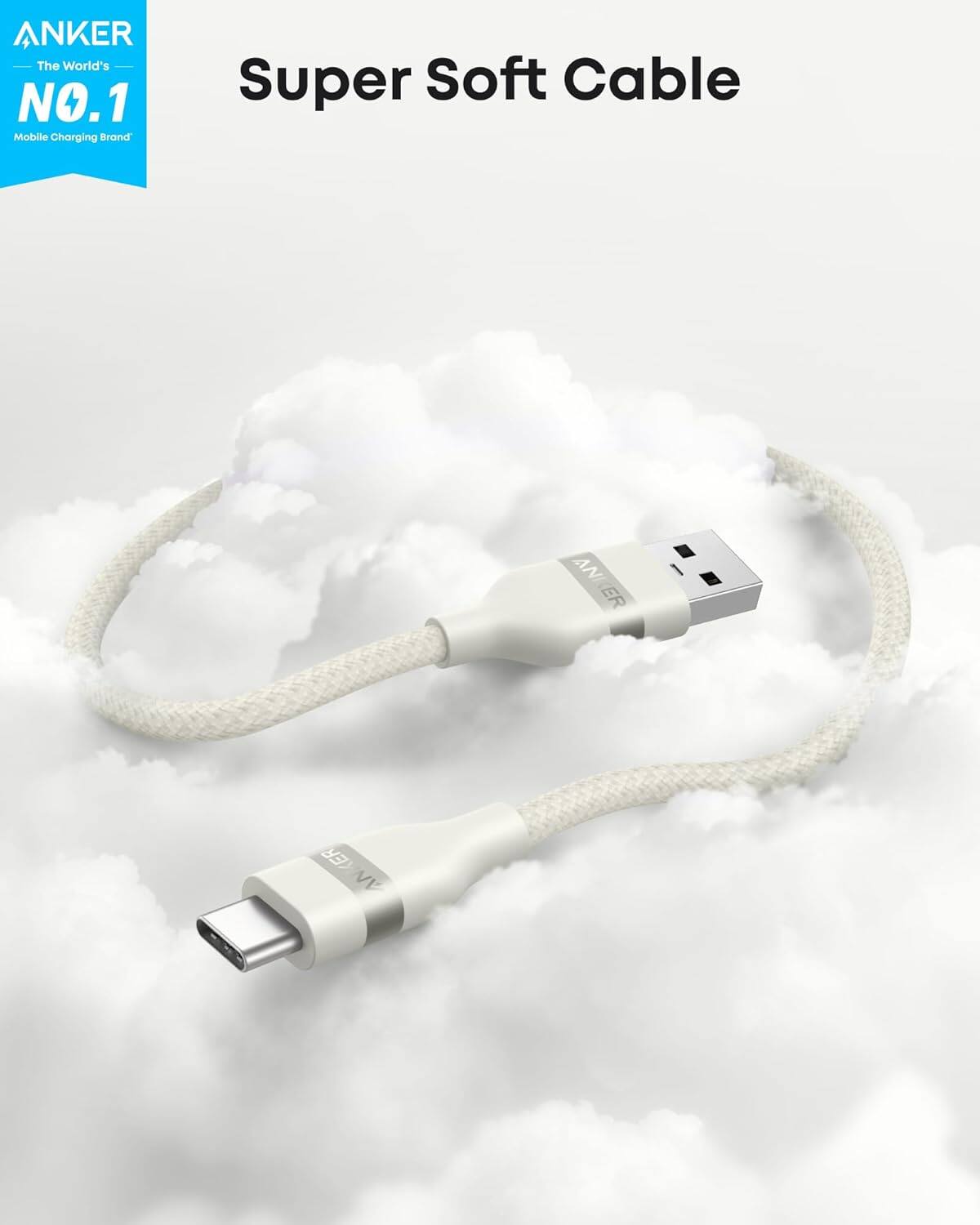 ANKER  
The World's NO.1 Mobile Charging Brand  

Super Soft Cable