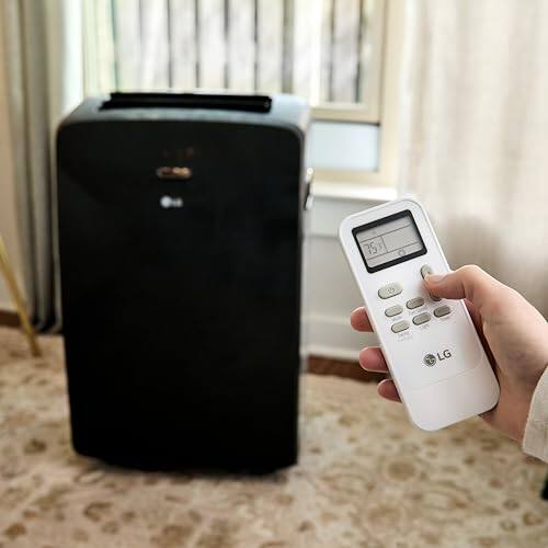 Alt View 3. LG - LG 8,000 BTU DOE SMART WI-FI PORTABLE AC 13,000 BTU ASHRAE LP0823GSSM - GRAY.