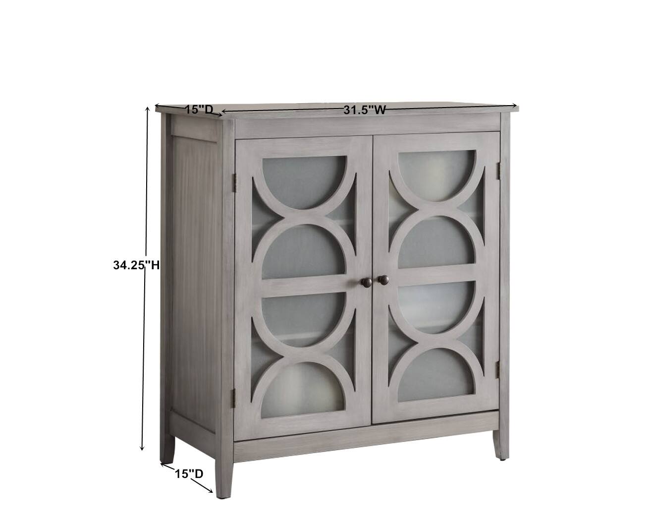 15"D x 31.5"W x 34.25"H