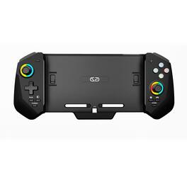Cluzine - For Switch/Switch OLED Plug-In Game Controller with 6-Axis Gyro & RGB Lighting - Black