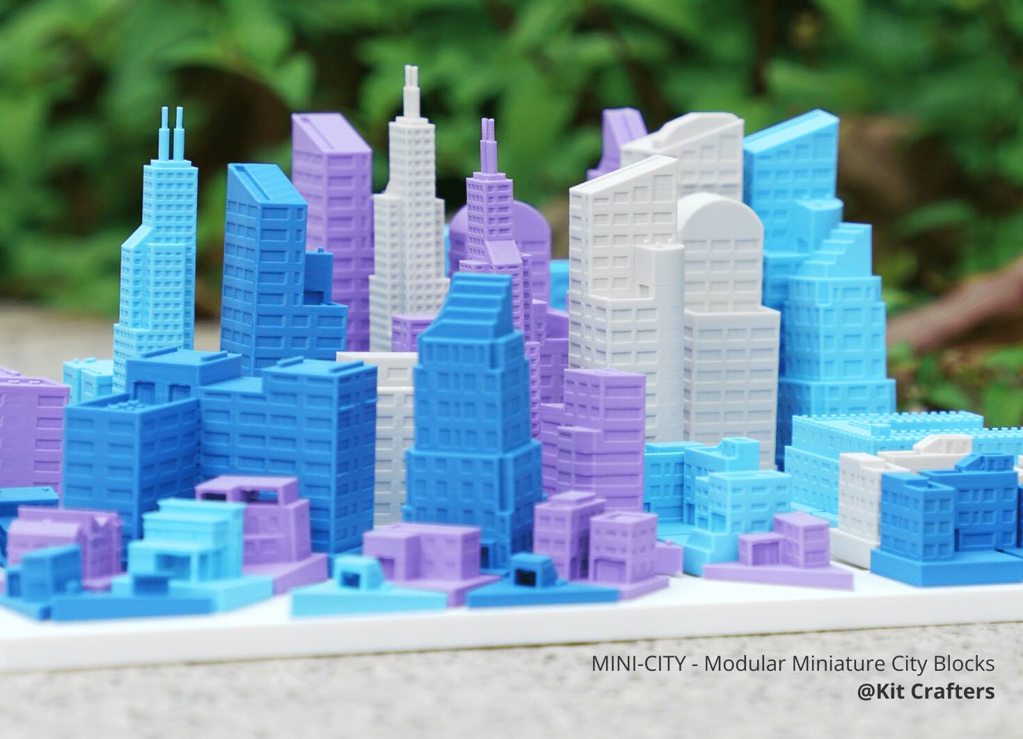 MINI-CITY - Modular Miniature City Blocks  
@Kit Crafters