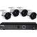 Front. Lorex - 8-Channel, 4-Camera Indoor/Outdoor Wired 4MP 2TB NVR Surveillance System.