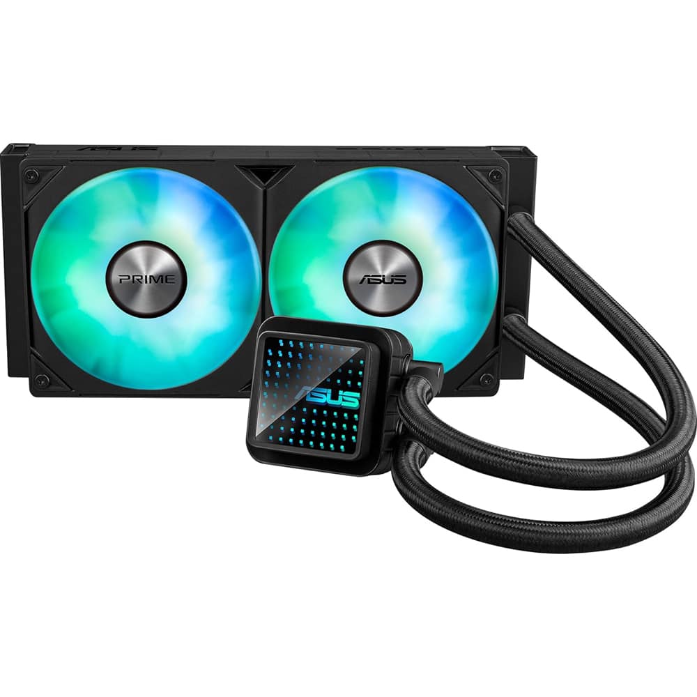 ASUS - AIO Liquid CPU Cooler PRIME LC 240 ARGB - Black