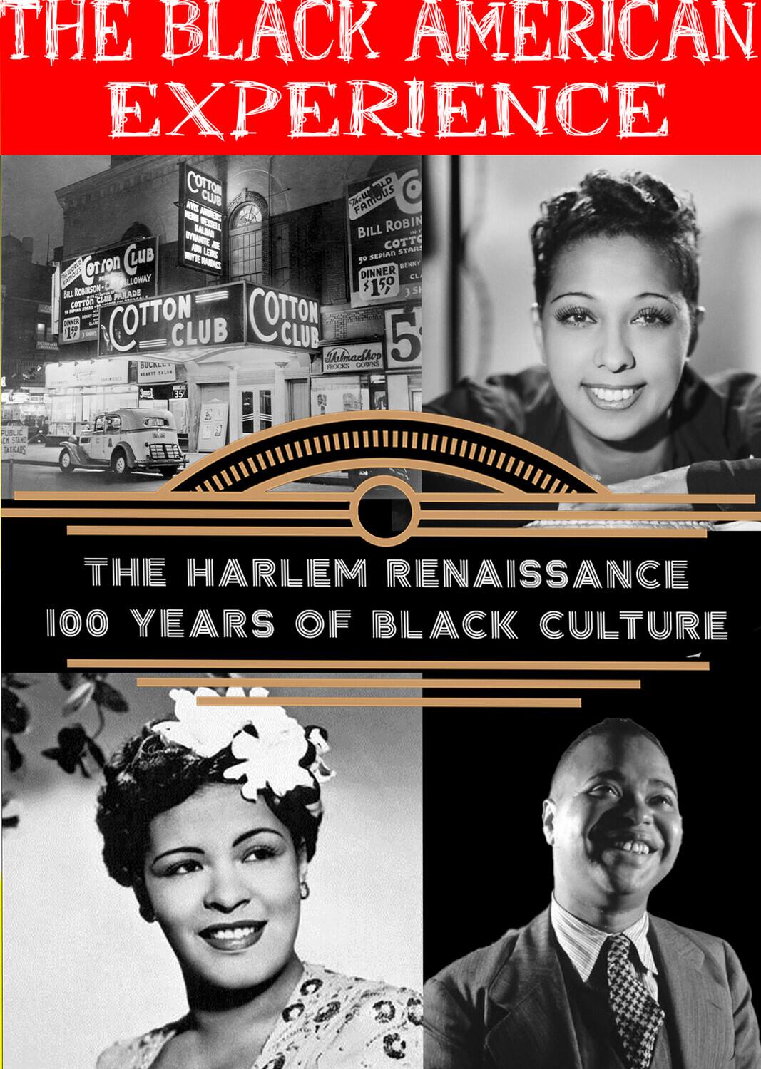 Front. The Harlem Renaissance - ?100 years of Black Culture - DVD.