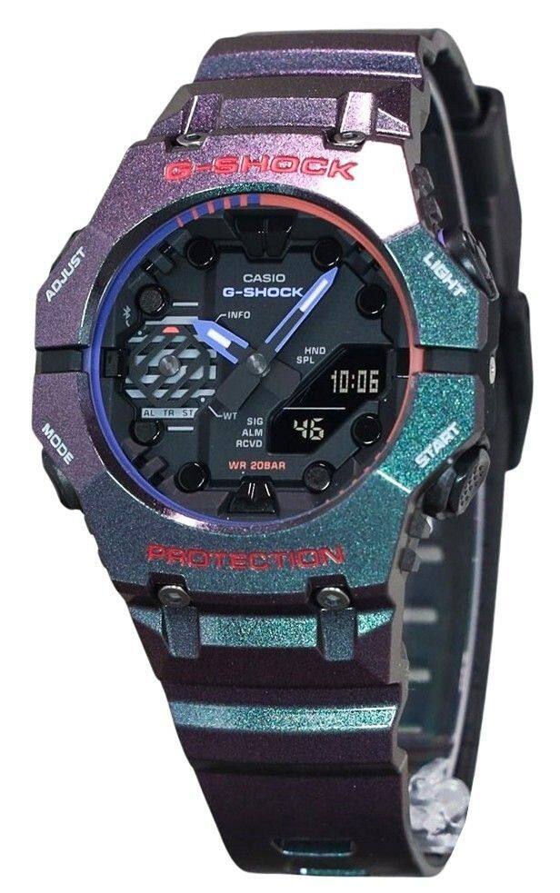 Casio - G-Shock Aim High Gaming Series Mobile Link Analog Digital Quartz GA-B001AH-6A Men's Watch 200M - Purple,Green