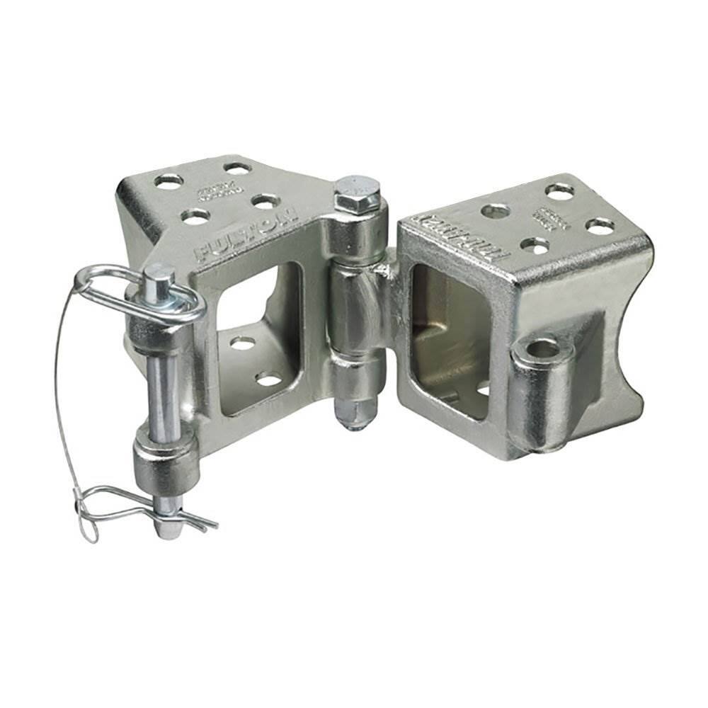 Alt View 2. Fulton - Fulton HDPB330101 5000 Pound Max Load Trailer Tongue Bolt On Fold Away Hinge Kit - Gray.