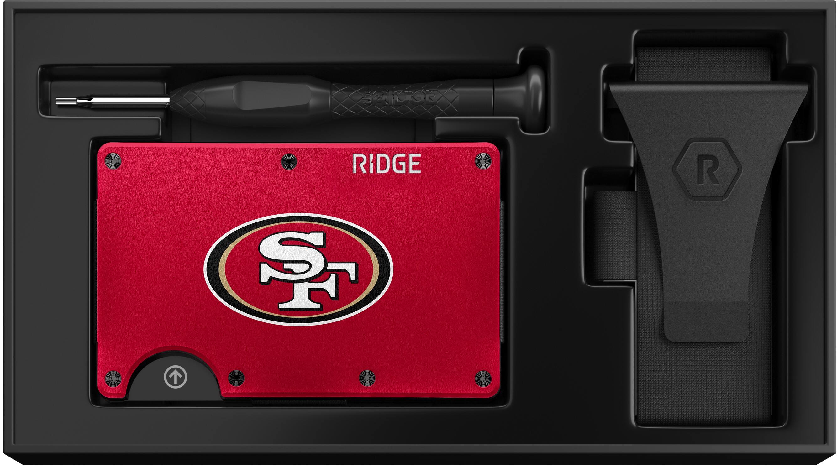 The text on the image reads "RIDGE" and "S".