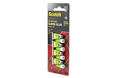 Scotch  
NO RUN GEL  
SUPER GLUE  
SINGLE USE  
NO MESS  
3M
