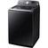 Left. Samsung - 5.2 Cu. Ft. High-Efficiency Top Load Washer with Steam and Activewash - Black Stainless Steel.