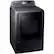 Angle. Samsung - 7.4 Cu. Ft. Gas Dryer with Steam and Sensor Dry - Black Stainless Steel.