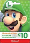 Front Zoom. Nintendo - eShop $10 Gift Card.