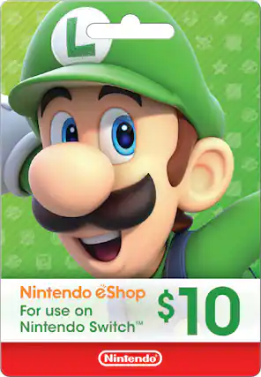 Front. Nintendo - eShop $10 Gift Card.
