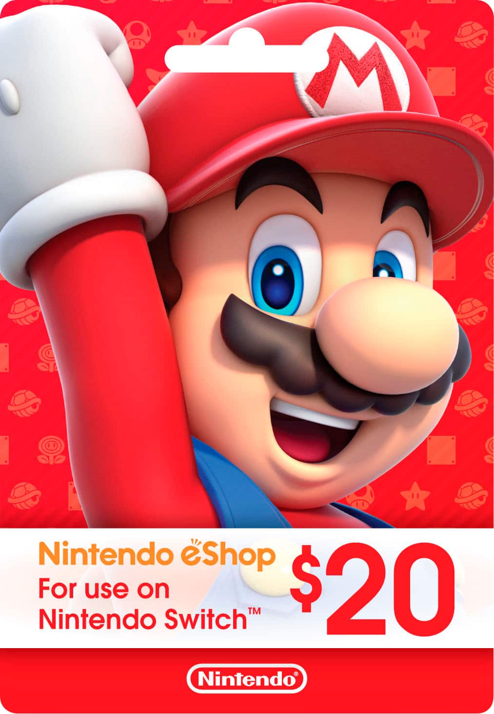 Front. Nintendo - eShop $20 Gift Card.