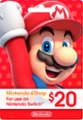 Front Zoom. Nintendo - eShop $20 Gift Card.