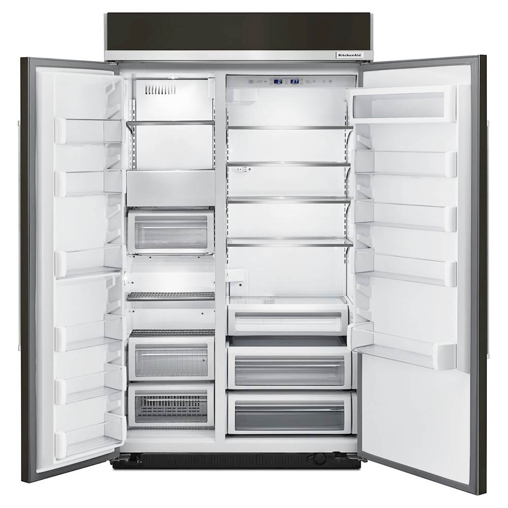 Best Buy: KitchenAid 30 Cu. Ft. Side-by-Side Built-In Refrigerator ...