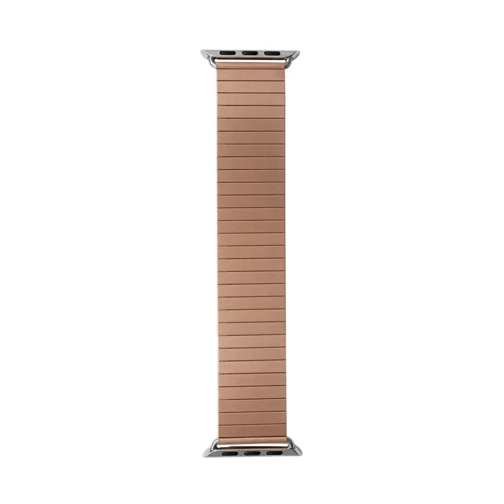 Angle Zoom. Rilee & Lo - Stainless Steel Watch Strap for Apple Watch™ 38mm - Rose gold.