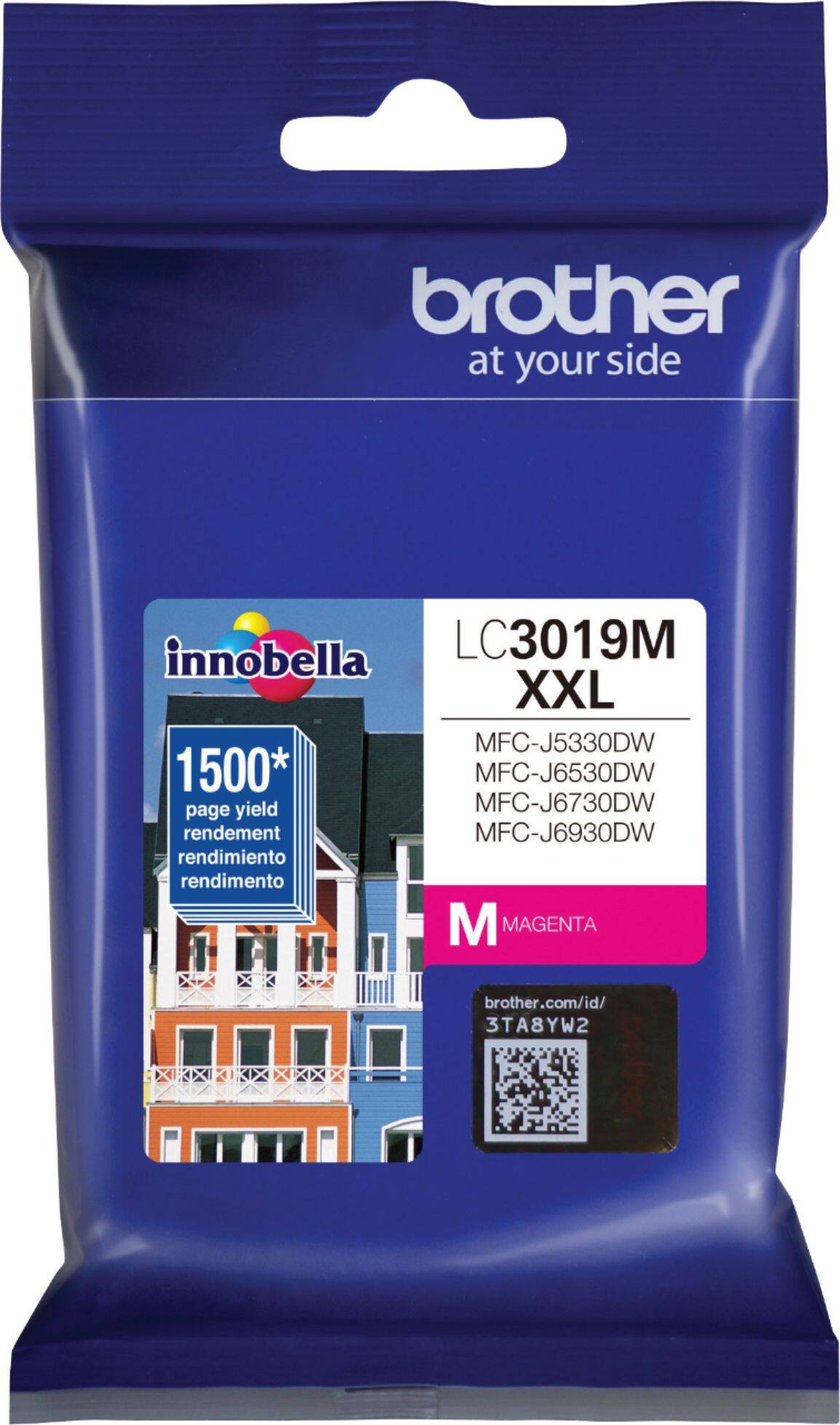 Alt View 12. Brother - LC3019M XXL Super High-Yield - Magenta Ink Cartridge.