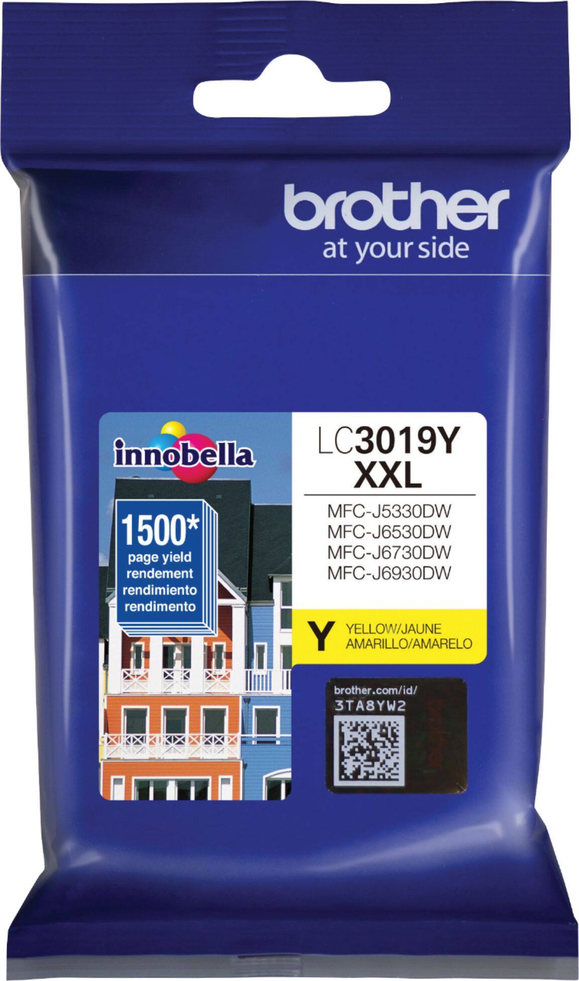 Alt View 12. Brother - LC3019Y XXL Super High-Yield Ink Cartridge - Yellow.