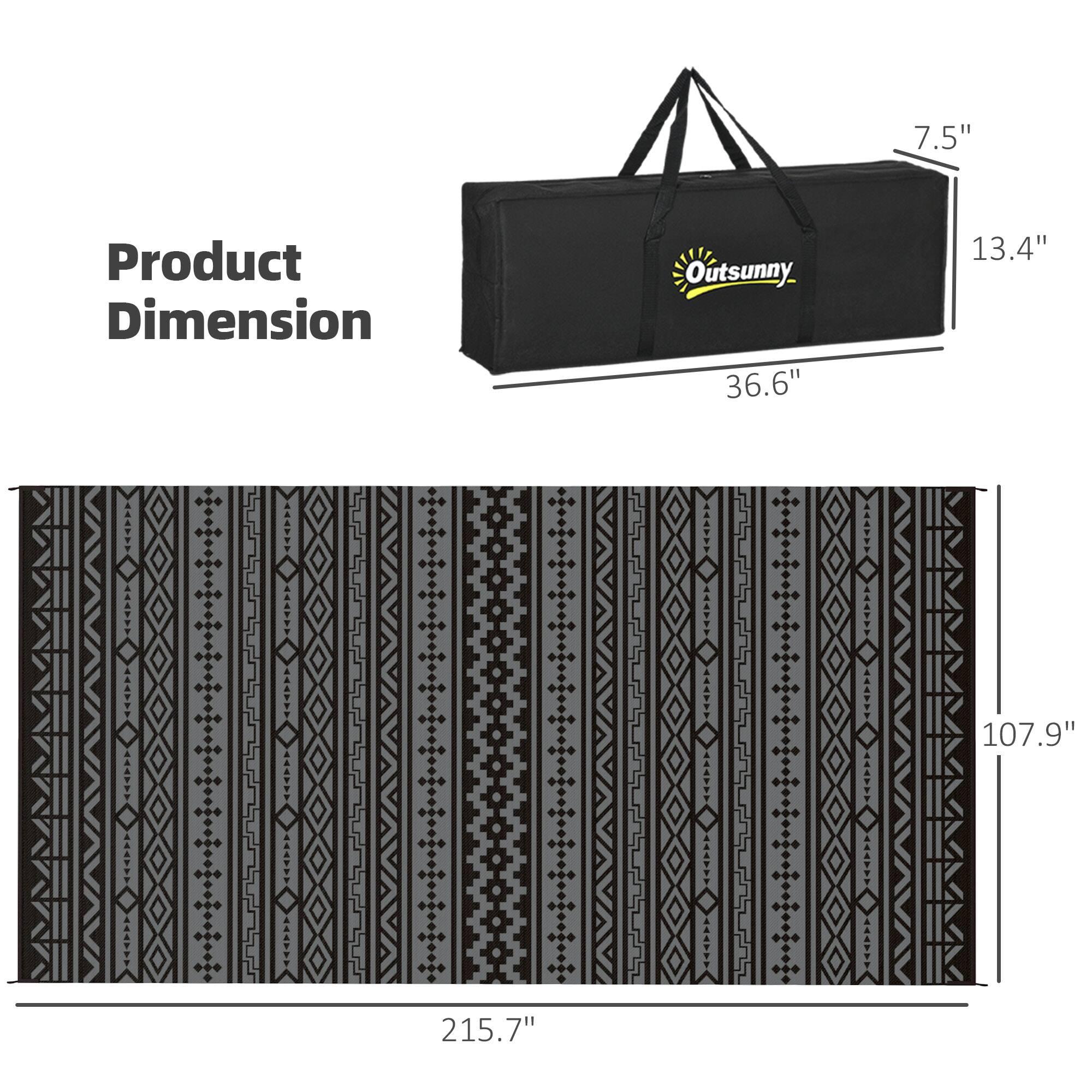 Product Dimension: 7.5", 13.4", 36.6", 107.9", 215.7"