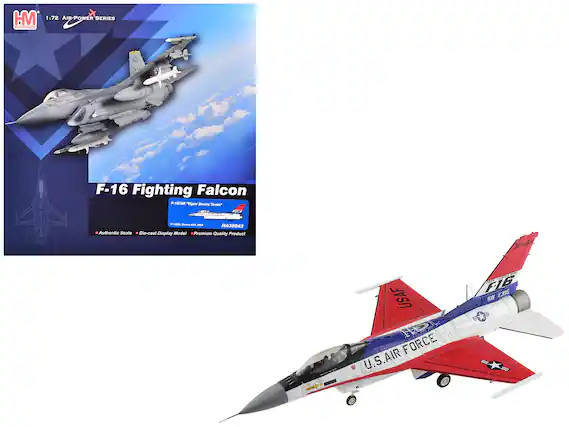 HM
1:72 AIR-POWER SERIES
F-16 Fighting Falcon
F-16CM "Viper Demo Team"
Authentic Scale
Die-cast Display Model
Premium Quality Product
HA38043
U.S. AIR FORCE
SW 395