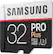 Alt View 11. Samsung - PRO+ 32GB microSDHC UHS-I Memory Card - Black/white.