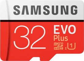 Samsung - EVO Plus 32GB microSDHC UHS-I Memory Card - Front_Zoom