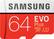 Front. Samsung - EVO Plus 64GB microSDXC UHS-I Memory Card.