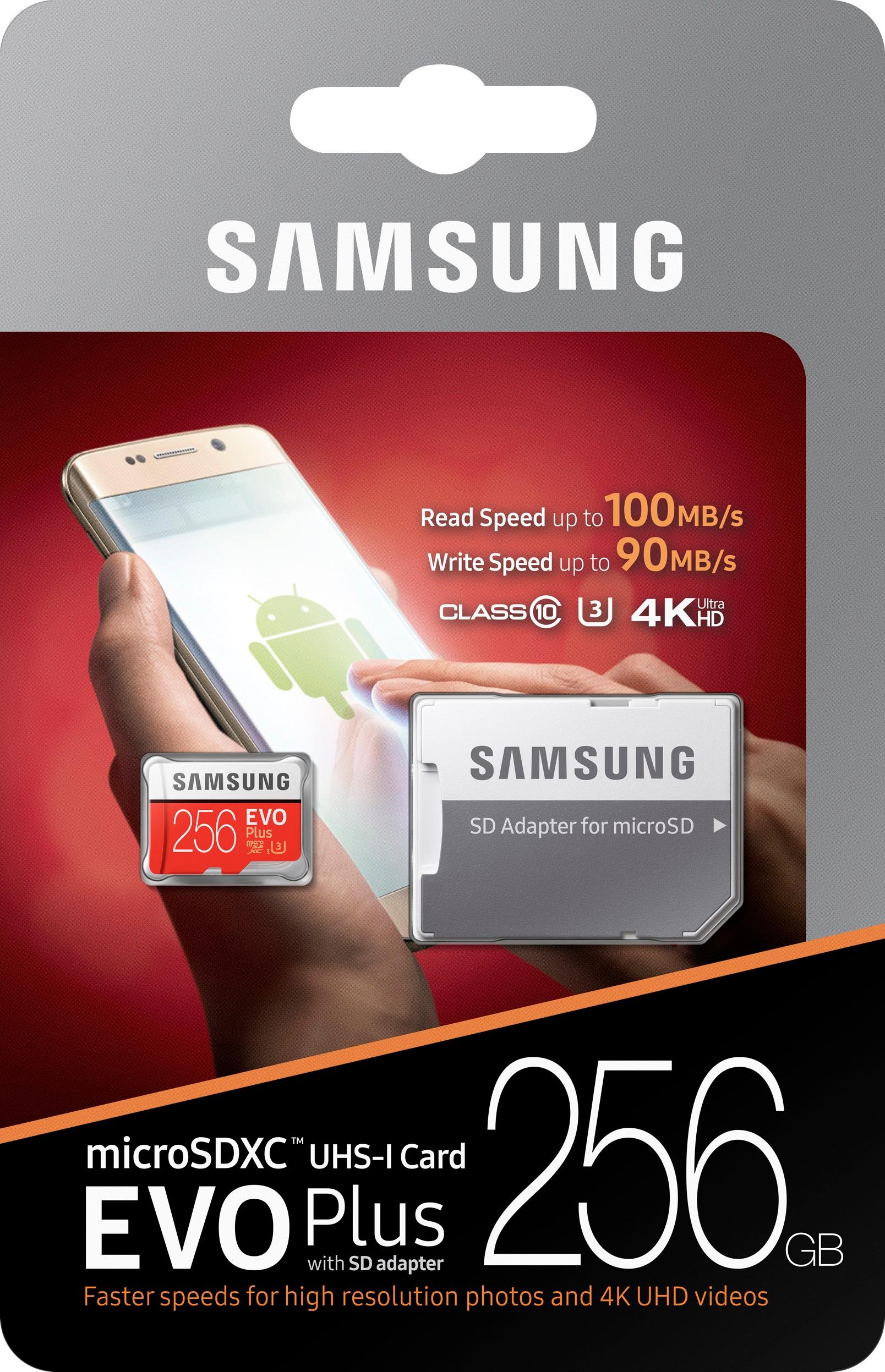 Clan scheme Bleed Best Buy: Samsung EVO Plus 256GB microSDXC UHS-I Memory Card MB-MC256GA/AM