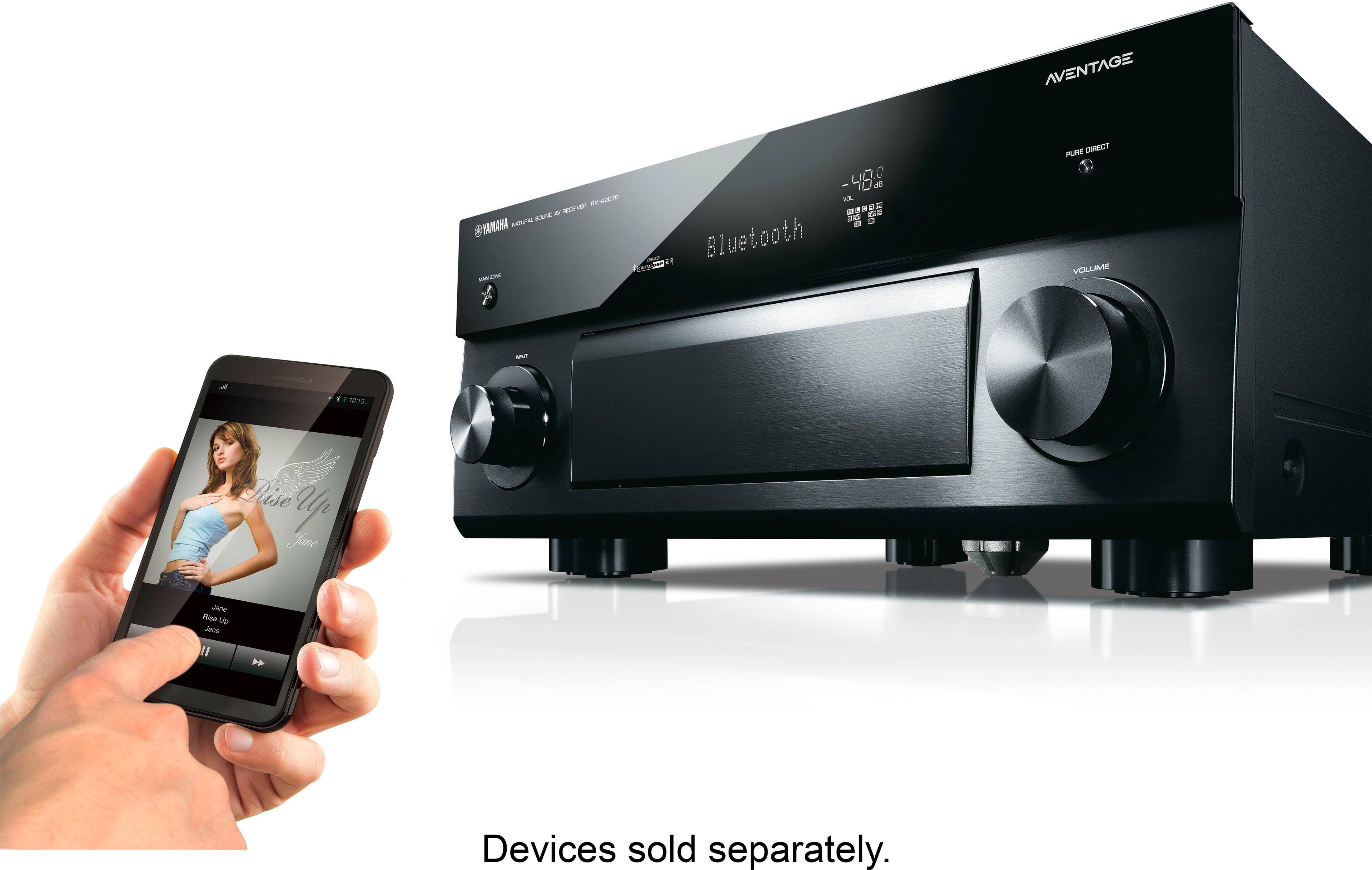 Alt View 11. Yamaha - AVENTAGE 9.2-Ch. 4K Ultra HD A/V Home Theater Receiver - Black.