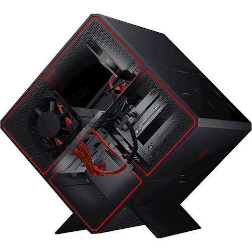 Alt View 12. HP OMEN - Gaming Desktop - Intel Core i7 - 16GB Memory - NVIDIA GeForce GTX 1080 - 256GB Solid State Drive + 2TB Hard Drive - Jet Black.