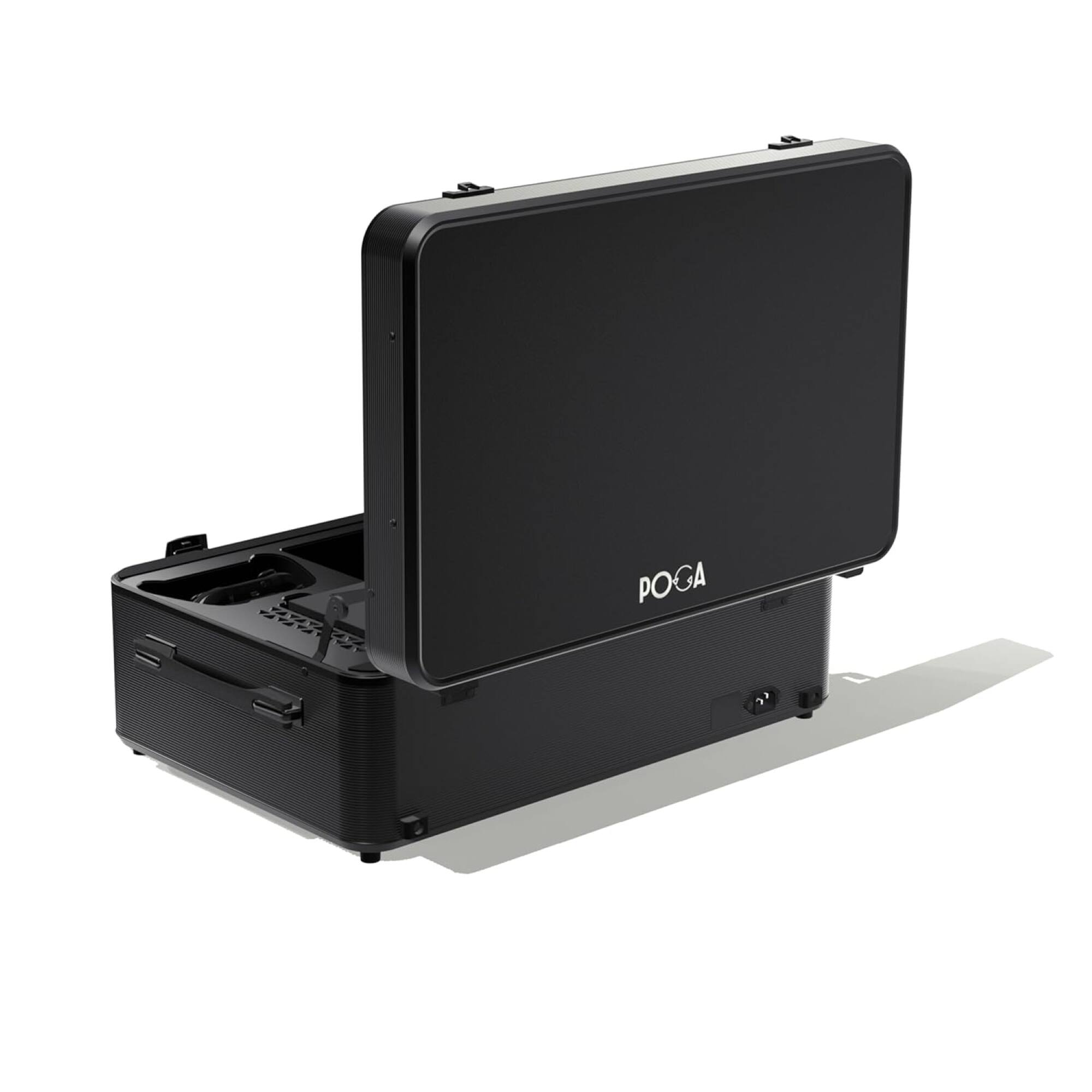 Left. POGA - SLY Xbox Series X Premium Portable Console Travel Case w/ Trolley &  24'' AOC Gaming Monitor - Black.