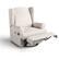 Alt View 11. Storkcraft - Serenity Wingback Upholstered Recline Glider - Ivory.