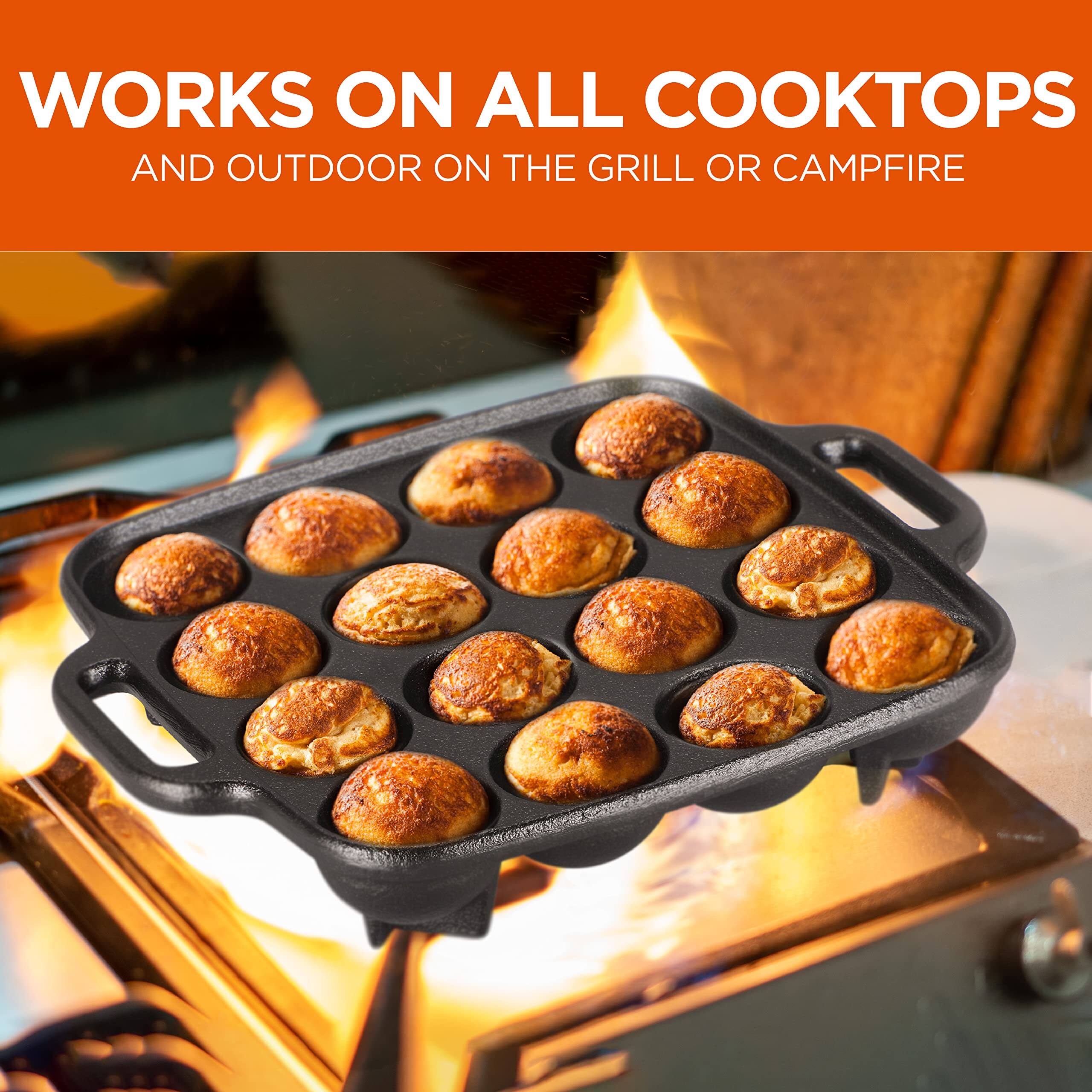 WORKS ON ALL COOKTOPS
AND OUTDOOR ON THE GRILL OR CAMPFIRE