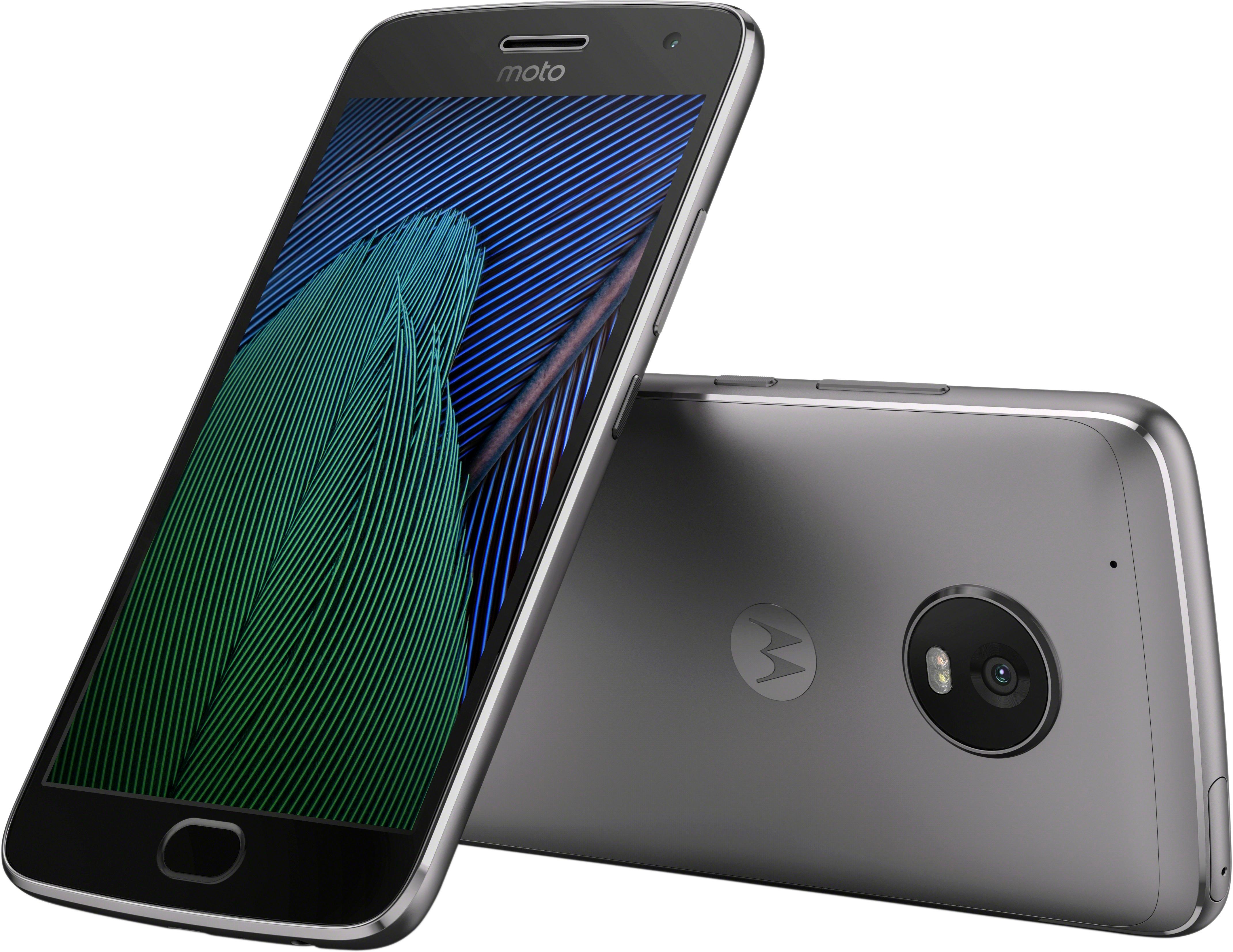 Best Buy Motorola Geek Squad Certified Refurbished Moto G5 Plus With 32gb Memory Cell Phone Unlocked Lunar Gray Gsrf 01110nartl