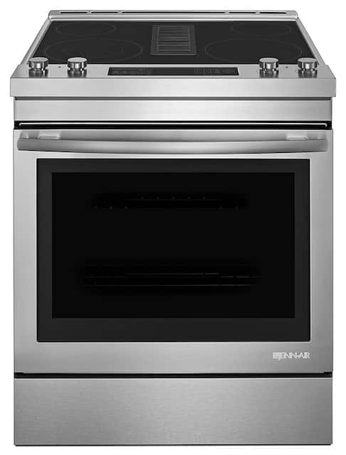 Jennair 6.4 Cu. Ft. Self-Cleaning Slide-In Electric Convection Range Silver Jes1750Fs - Best Buy