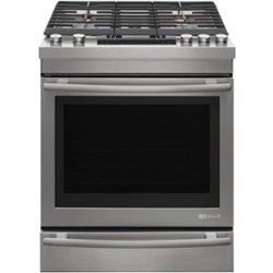JennAir - 5.1 Cu. Ft. Self-Cleaning Slide-In Gas Convection Range - Stainless steel - Front_Zoom