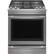 Front. JennAir - 5.1 Cu. Ft. Self-Cleaning Slide-In Gas Convection Range - Stainless Steel.