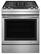Front. JennAir - 6.4 Cu. Ft. Self-Cleaning Slide-In Dual Fuel Convection Range - Stainless Steel.