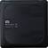 Front. WD - My Passport Wireless Pro 4TB External USB 3.0 Portable Hard Drive - Black.
