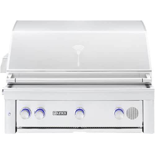 Angle. Lynx - Smart Series 36" Built-In Gas Grill - Stainless Steel.