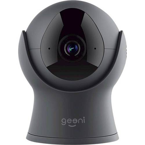 Geeni - Vision Indoor 1080p Wi-Fi Smart Security Camera - Gray - Larger Front