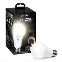 Geeni - LUX 1050 1050-Lumen, 10W Dimmable A21 LED Smart Light Bulb, 75W Equivalent - White - Front_Zoom