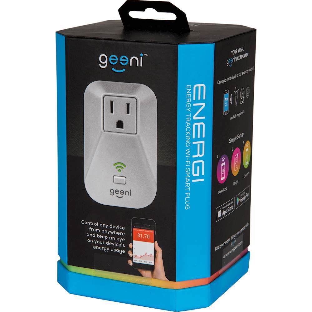 Geeni Indoor/Outdoor Smart WiFi Plug, No Hub Required 