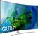 Angle. Samsung - 65" Class - LED - Curved - Q8C Series - 2160p - Smart - 4K UHD TV with HDR - Metal Back.