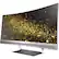 Alt View 11. HP - Envy 34" LED UltraWide HD Monitor - Black/Silver.