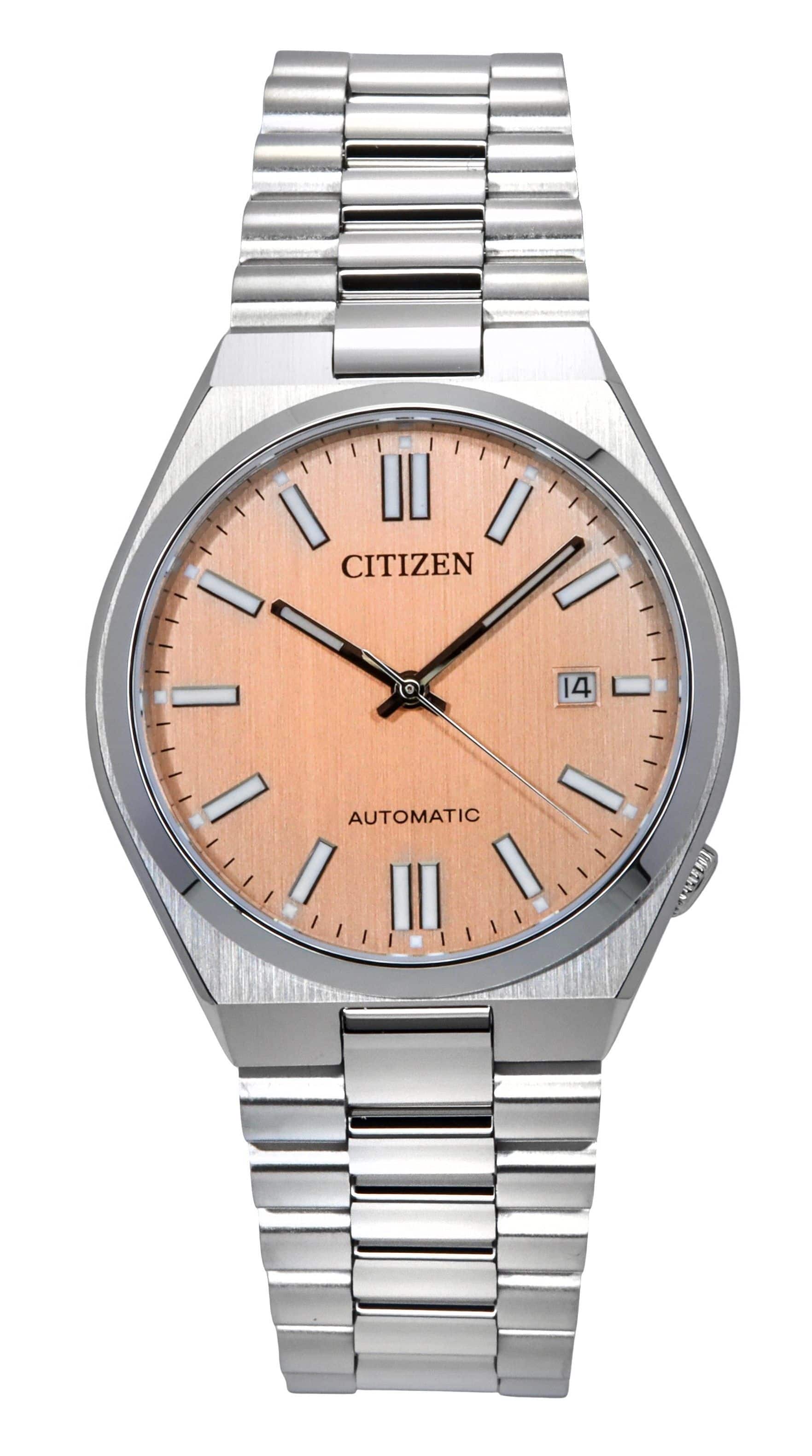 Citizen - Tsuyosa Stainless Steel Dial Automatic NJ0159-86Z Men's Watch - Salmon